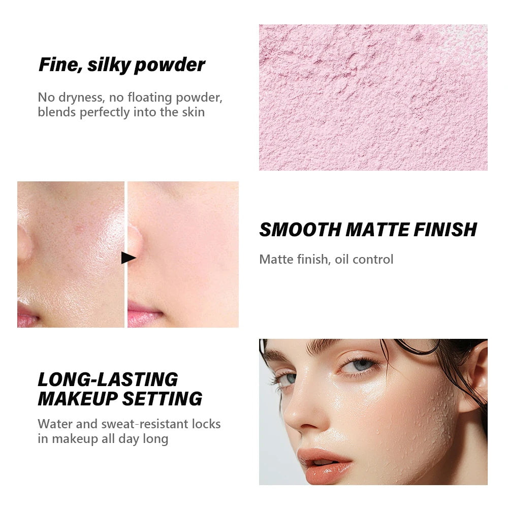 Matte Loose Baking and Setting Powder powder Oil Control Natural