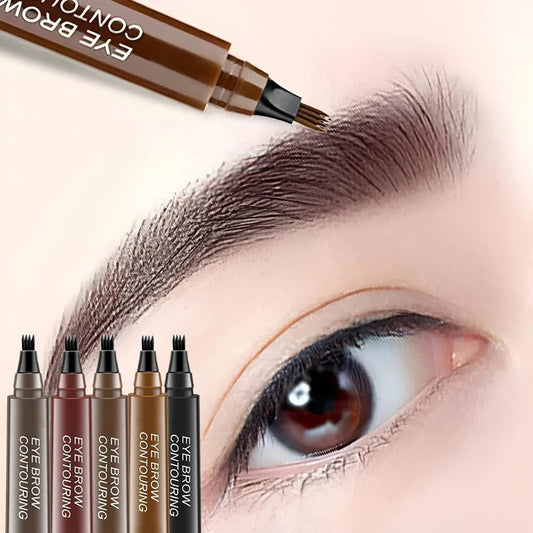 4 cracked waterproof sweat, easy to apply eyebrow pencils