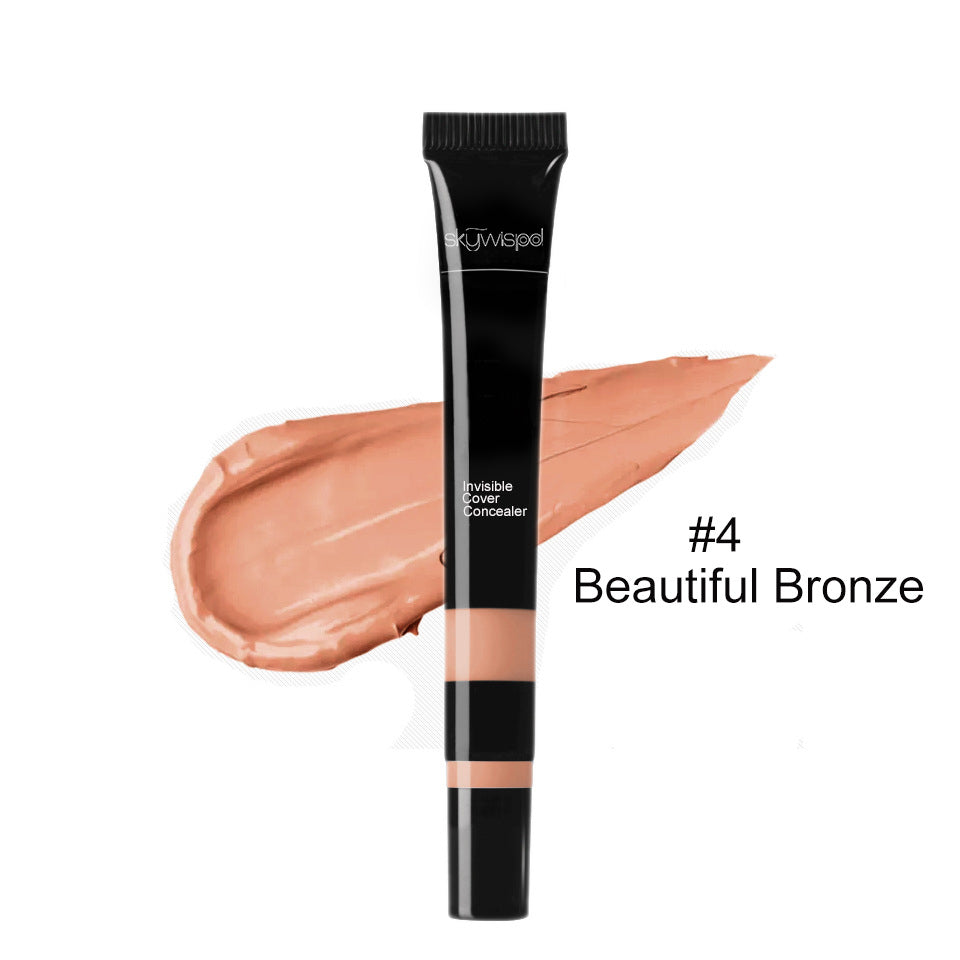 Tube concealer, foundation, highlighter, contour cream, flawless 5-color