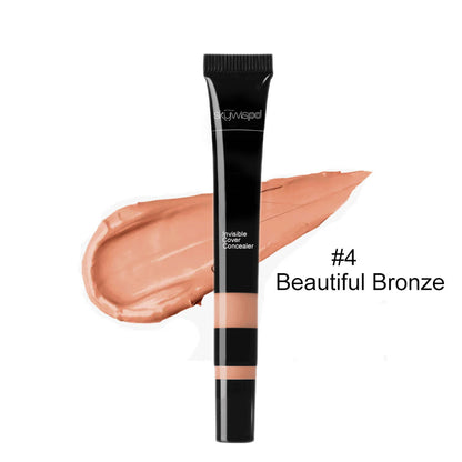 Tube concealer, foundation, highlighter, contour cream, flawless 5-color