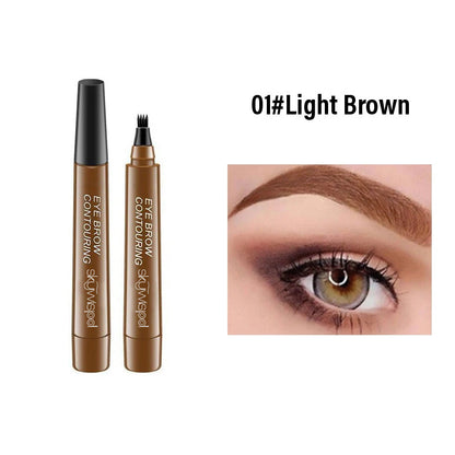 4 cracked waterproof sweat, easy to apply eyebrow pencils