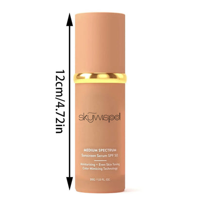Four-in-one color-changing foundation with matte finish, long-lasting hydration