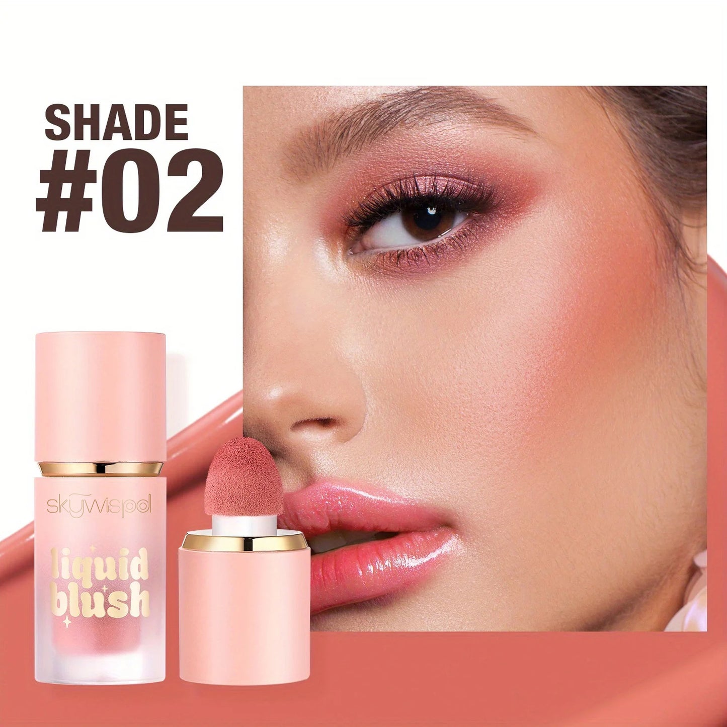 Liquid Blush Matte Clear Natural Cross-border Blush Stick Atmosphere ﻿