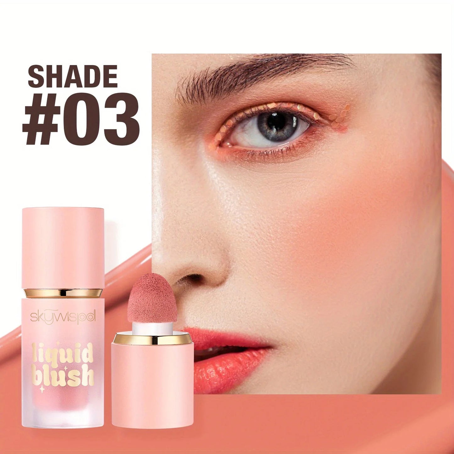 Liquid Blush Matte Clear Natural Cross-border Blush Stick Atmosphere ﻿