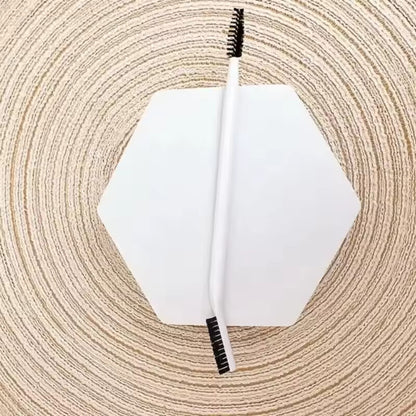 New washable eyebrow and eyelash shaping brush, a reusable makeup tool