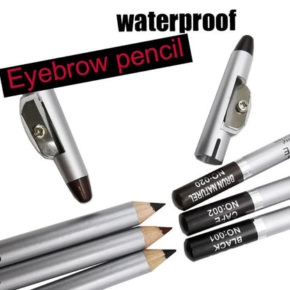 Professional Waterproof Eyebrow Pencil ，1/3 piece, easy to color