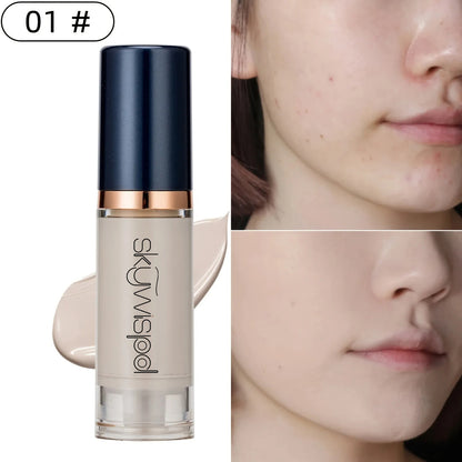 Beauty Glazed 6 Color Liquid Foundation Concealer - Full Coverage, Long-Lasting