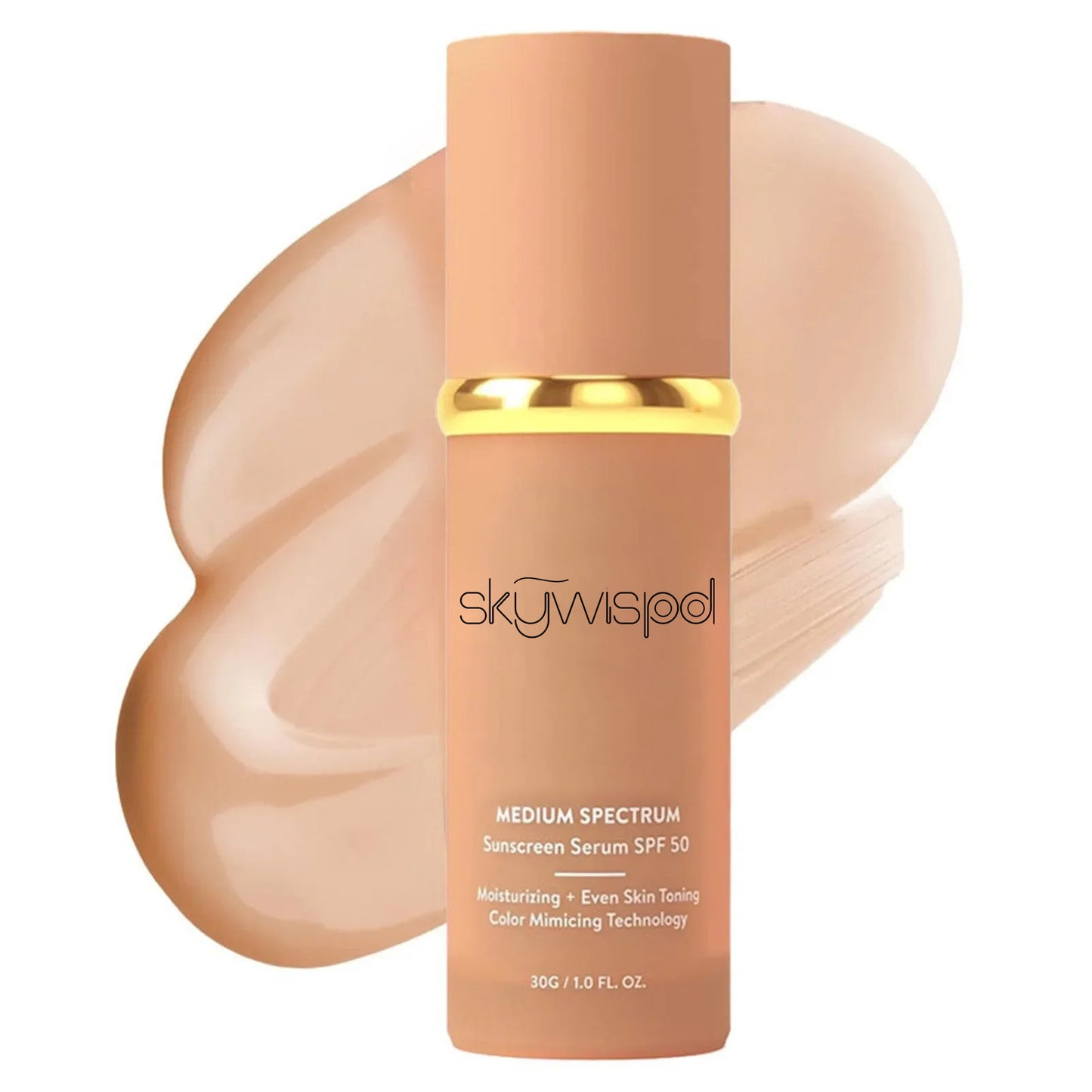 Four-in-one color-changing foundation with matte finish, long-lasting hydration