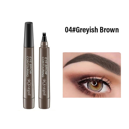 4 cracked waterproof sweat, easy to apply eyebrow pencils