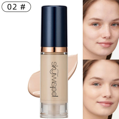 Beauty Glazed 6 Color Liquid Foundation Concealer - Full Coverage, Long-Lasting