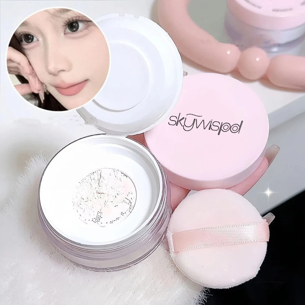 Air Setting Loose Powder Transparent White Long Lasting Matte Finish Makeup