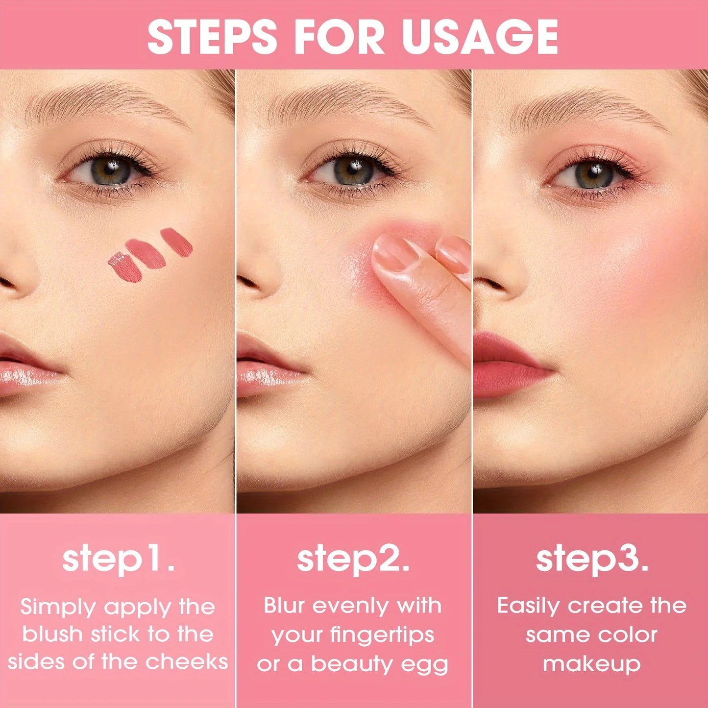 Liquid Blush Matte Clear Natural Cross-border Blush Stick Atmosphere ﻿