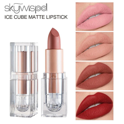 Matte Nude Lipstick Velvet Finish Lipsticks