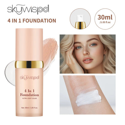 ﻿ 4 In 1 Foundation Long-wearing Moisturizing Waterproof Concealer Even Skin Tone