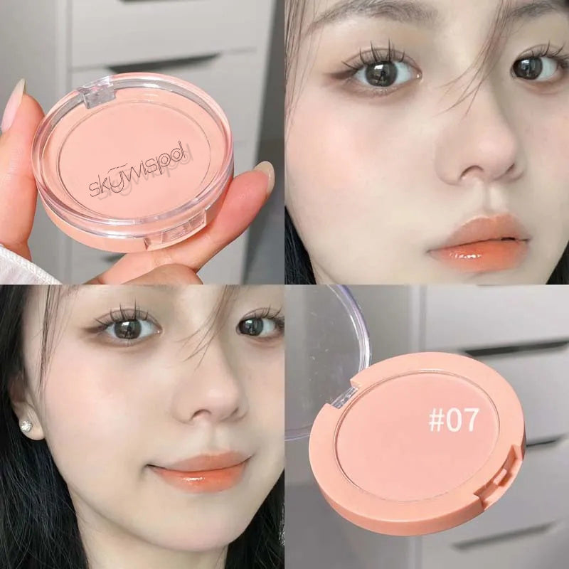 powder blusher natural matte color low saturation nude Korean pure sexy new powder blusher