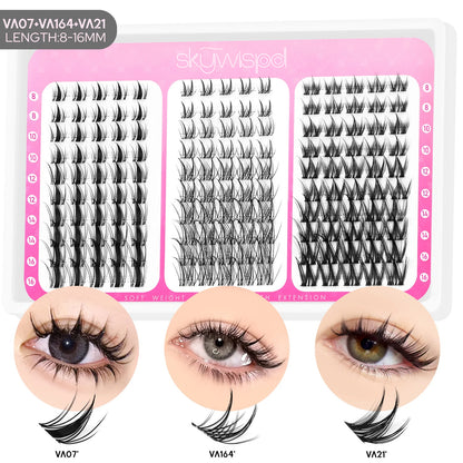 Manga Lash Clusters Kit Cat Lashes with Lash Bond
