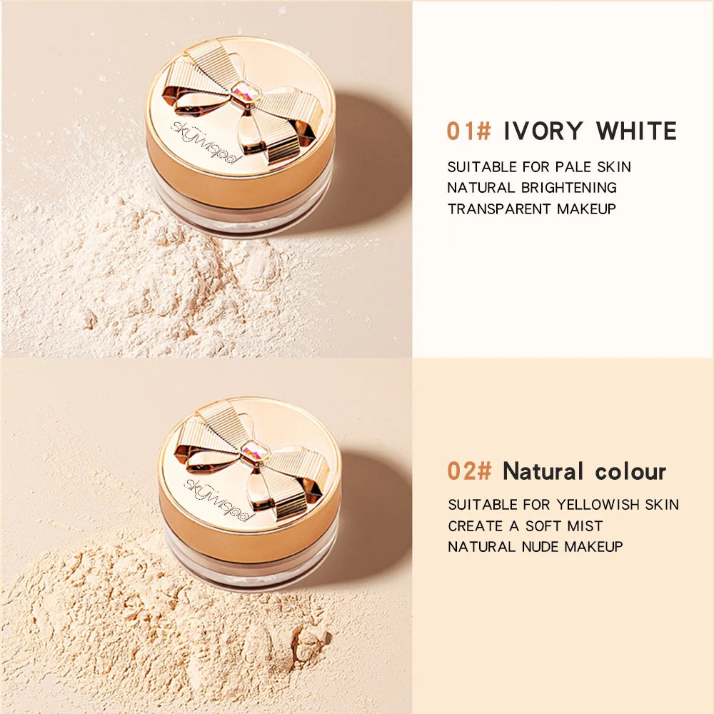 Lightweight Mineral Loose Powder Makeup Buildable Coverage, Talc Free, Vegan