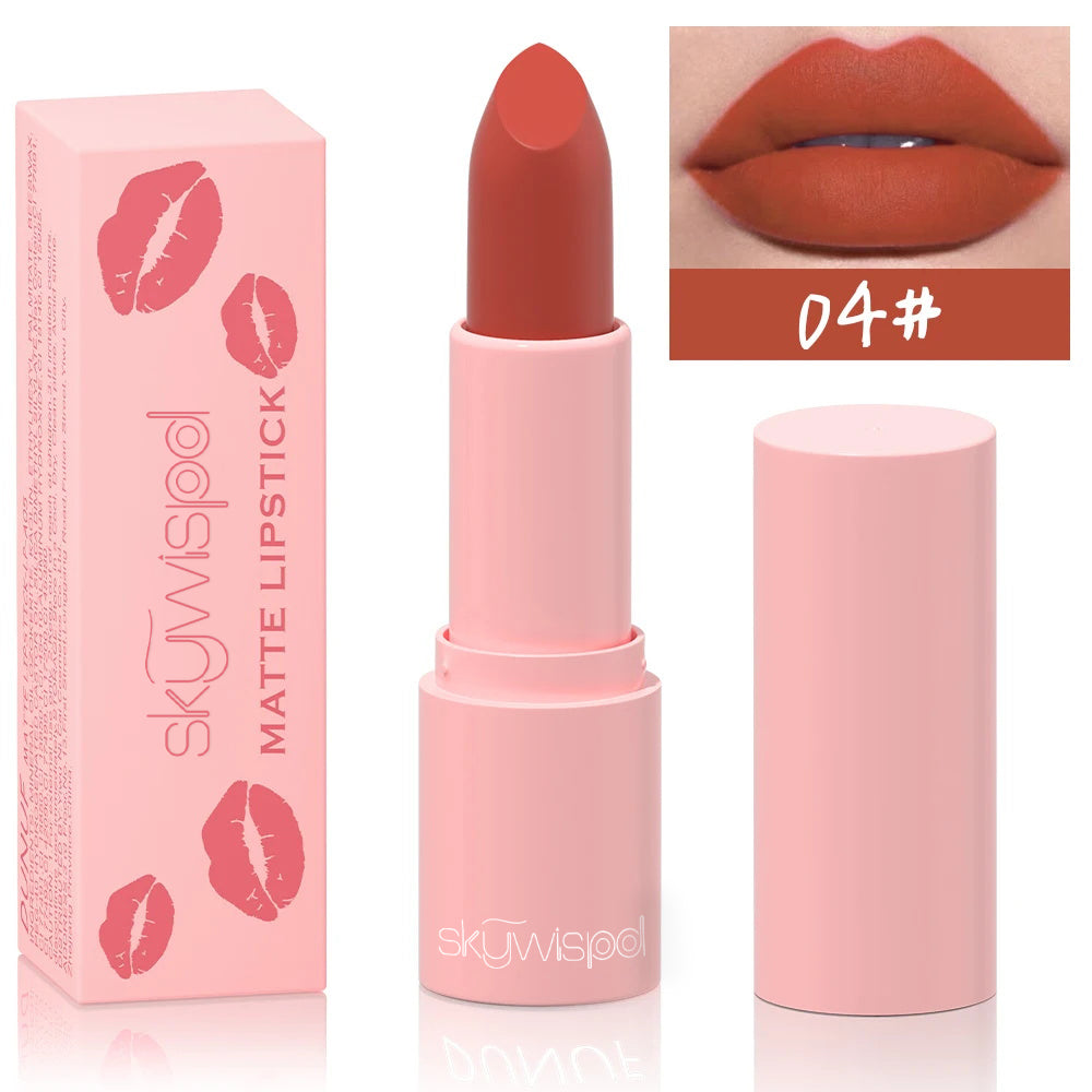 Matte velvet lipstick white long-lasting non-color loss waterproof non-stick cup lipstick