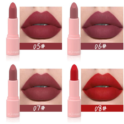 Matte velvet lipstick white long-lasting non-color loss waterproof non-stick cup lipstick