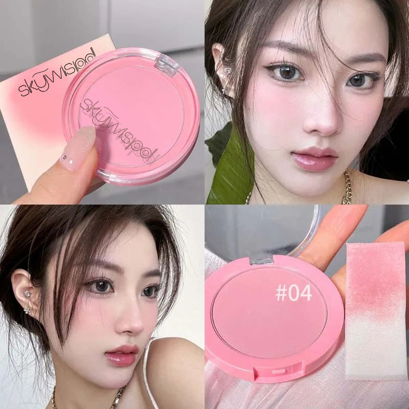 powder blusher natural matte color low saturation nude Korean pure sexy new powder blusher