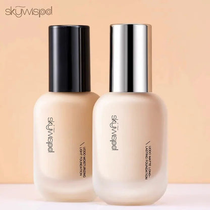 Hydrating Oil-Control Foundation Liquid Long-Lasting Matte Finish Lightweight Formula For Oily