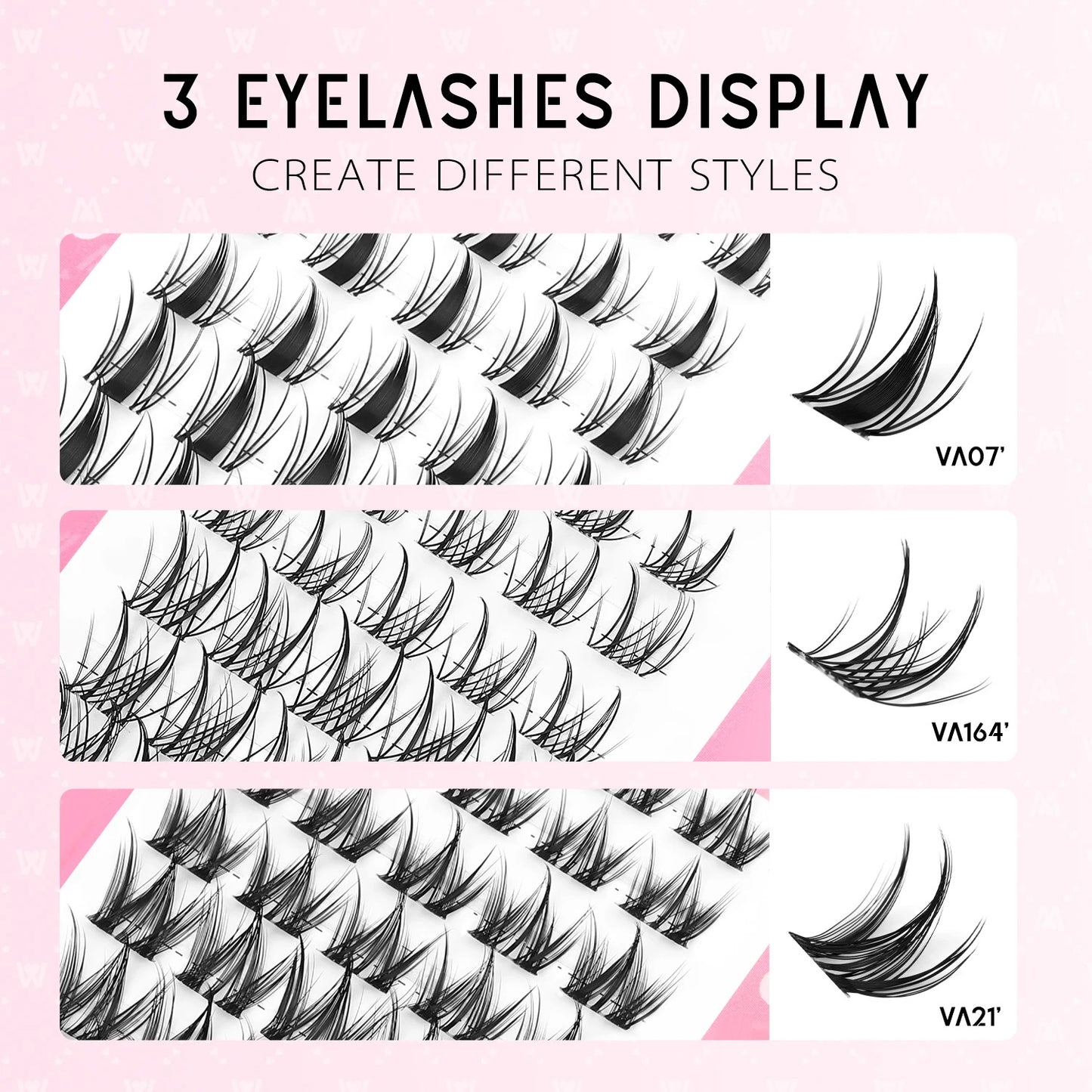 Manga Lash Clusters Kit Cat Lashes with Lash Bond
