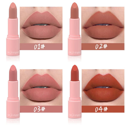 Matte velvet lipstick white long-lasting non-color loss waterproof non-stick cup lipstick