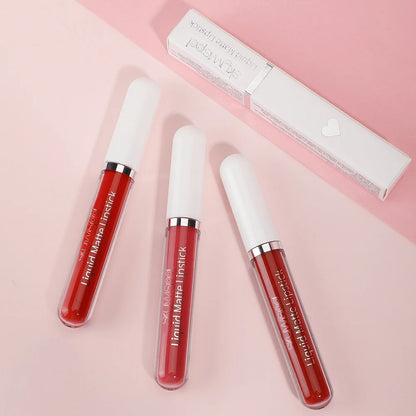Matte liquid Waterproof sexy velvet lip glaze Long lasting moisturizing lipstick