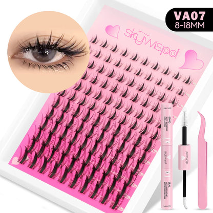 Manga Lash Clusters Kit Cat Lashes with Lash Bond