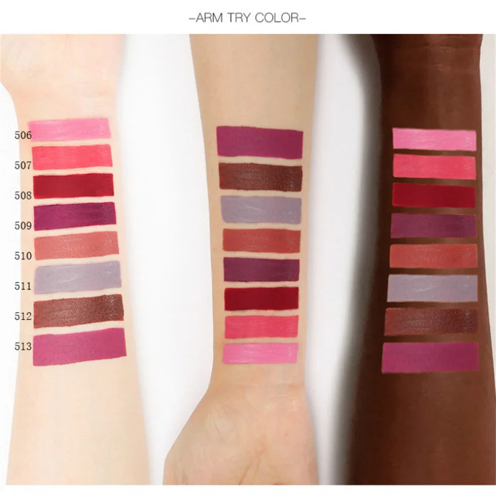 1PC Sexy Pink Women's 16 Colors Lasting Waterproof Liquid  Lipstick