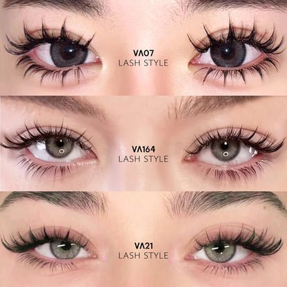 Manga Lash Clusters Kit Cat Lashes with Lash Bond