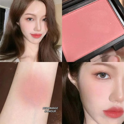 Silky Touch Monochrome Powder Blusher Natural Nude Peach Delicate