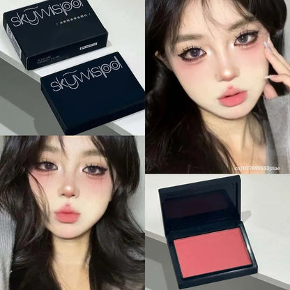 Silky Touch Monochrome Powder Blusher Natural Nude Peach Delicate