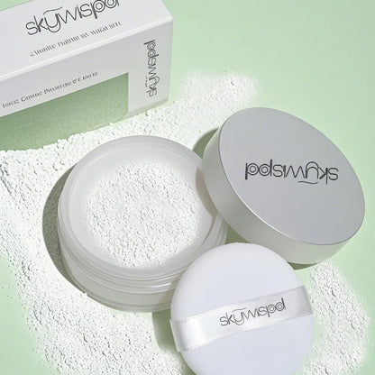 Waterproof and sweat-proof loose powder, brightens complexion with highlighting