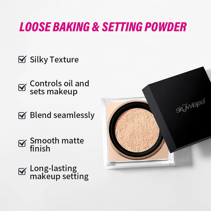 Matte Loose Baking and Setting Powder powder Oil Control Natural