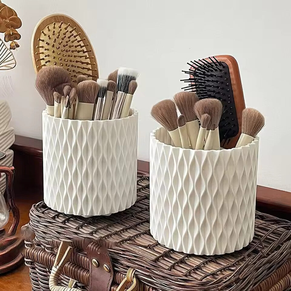 Rotate makeup brush storage tube, lip brush, pen holder