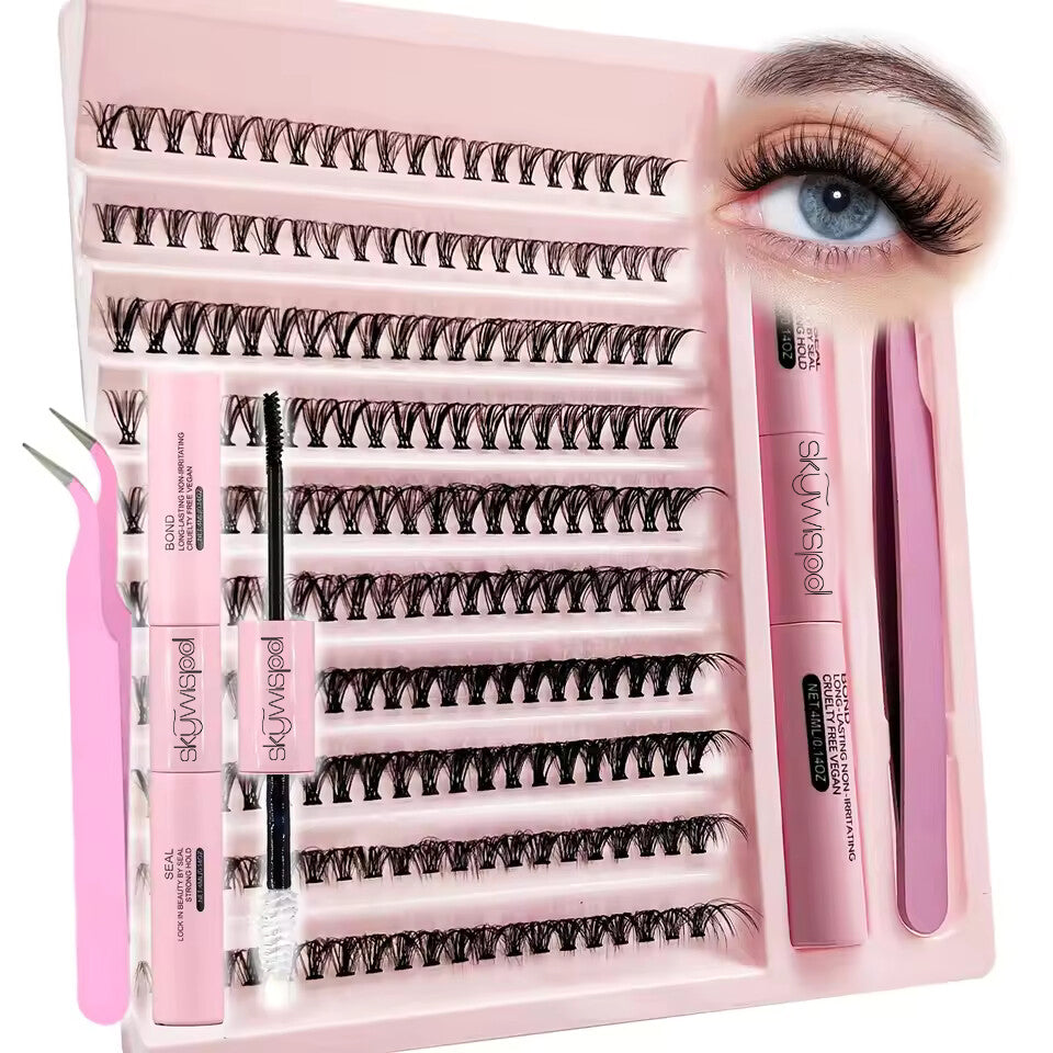 Self-made eyelash extension kit, accessories for attaching false eyelashes