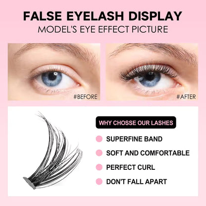 Self-made eyelash extension kit, accessories for attaching false eyelashes