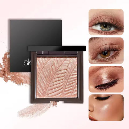 Contour powder, pearlescent matte easy-to-apply powder eyeshadow